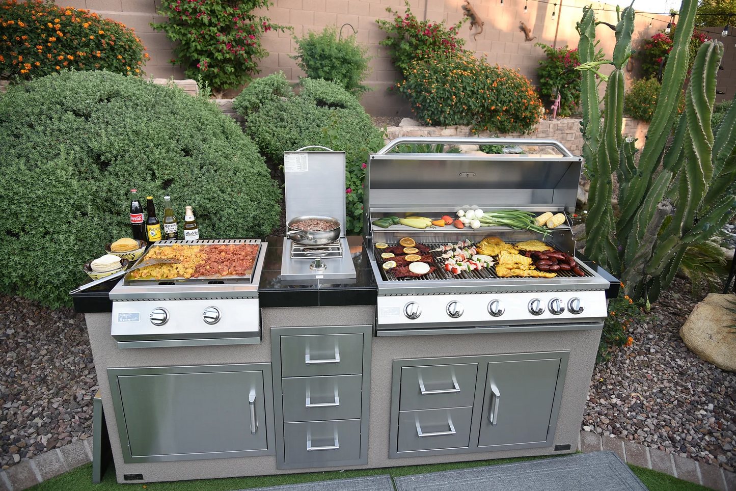 Built in Gas Grill (5 Burner/Back Burner)